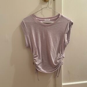 Purple sinches top